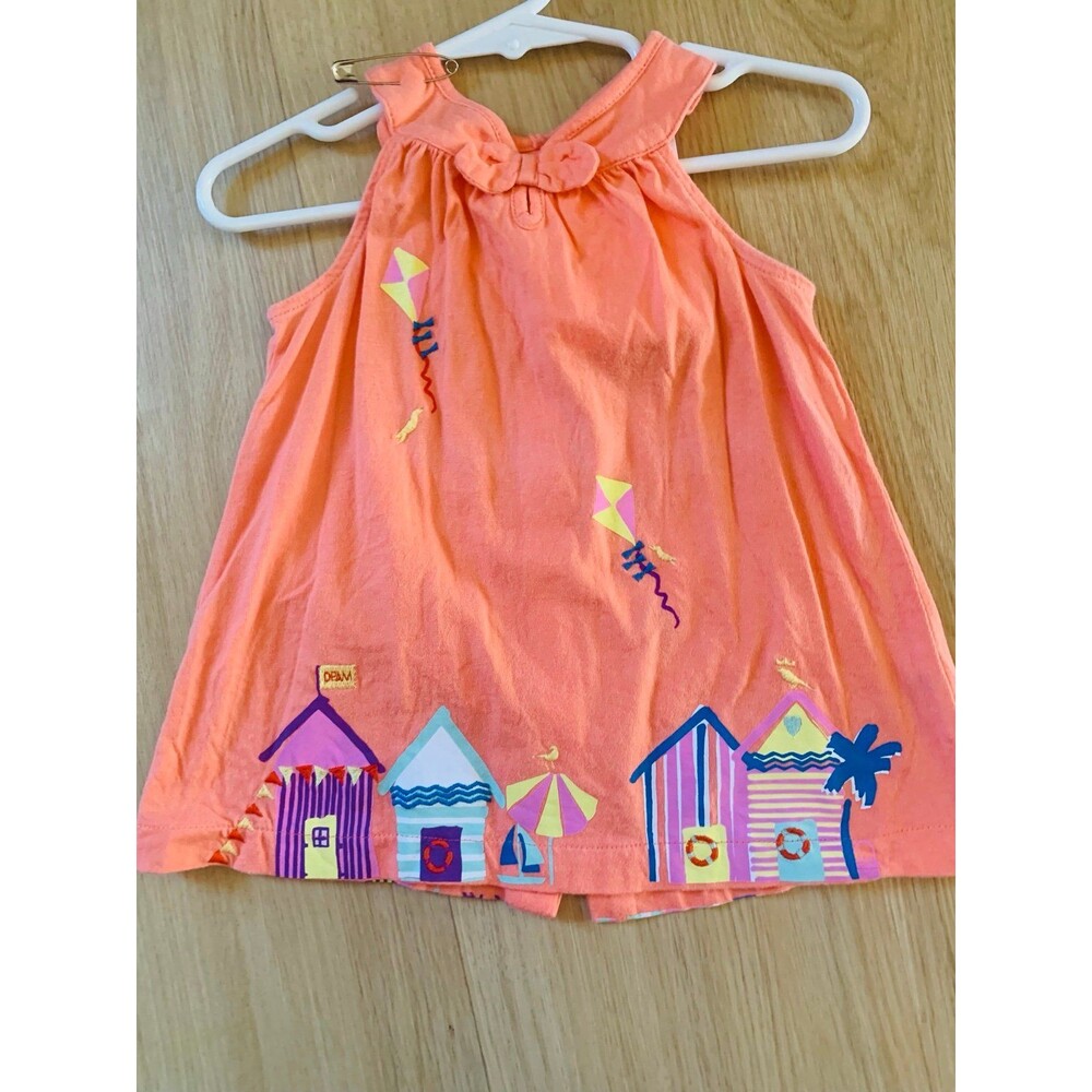 Embroided Summer Beach Dress DPAM 6M